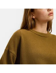 Wool/Cotton Crew Neck Jumper/Sweater - 2