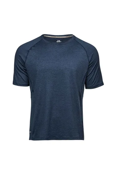 Tee Jays Mens CoolDry T-Shirt - Navy Melange