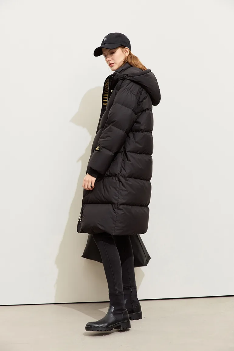 Printed Hooded Down Jacket - 4