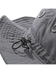 Beechfield Summer Cargo Bucket Hat / Headwear (UPF50 Protection) - Graphite Grey - 3