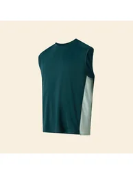 Sports Tank Top with Mesh Sides GREEN - 9