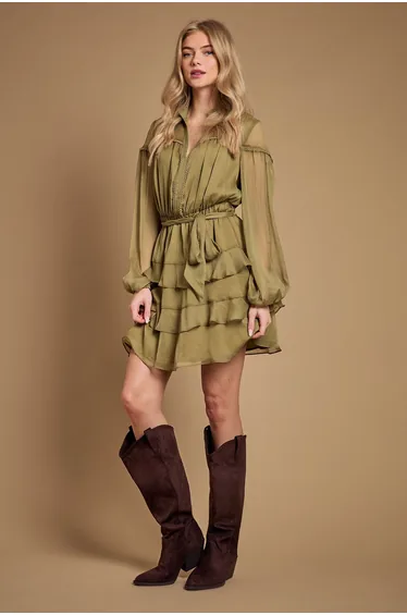 Winnie Faux Suede Slouch Calf Boots