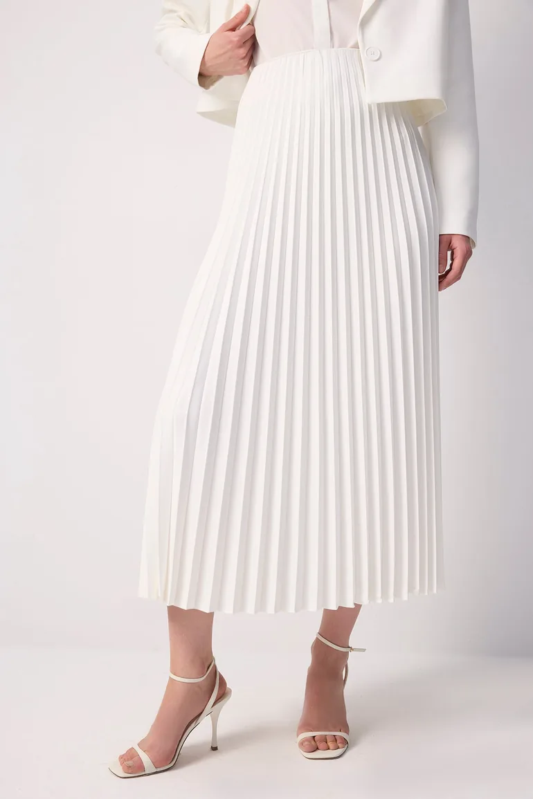 DOUBLE BREASTED JACKET SKIRT SET - 4