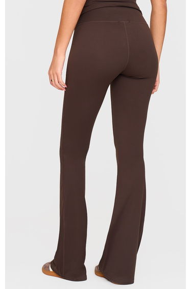 Tall Espresso Sculpt High Waisted Flared Yoga Pants product thumbnail 3