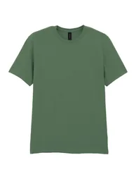 Gildan Mens SoftStyle Ringspun T-Shirt - Military Green