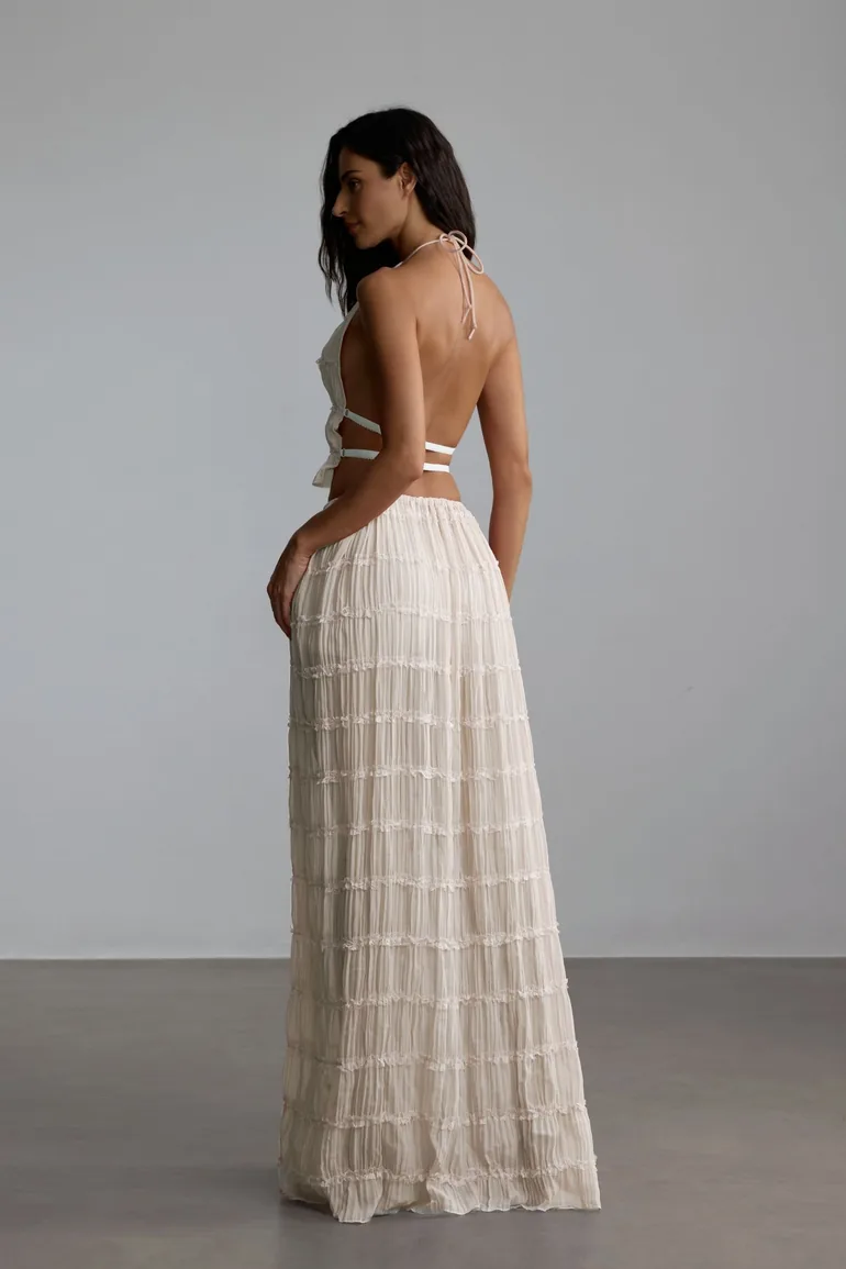 Rosalie Backless Pleated Set - 6