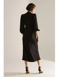 Berthe Magnificent Collar Long Engagement Dress - 3