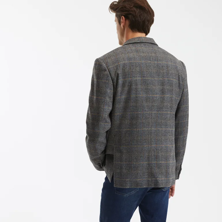 Checked Blazer - 3