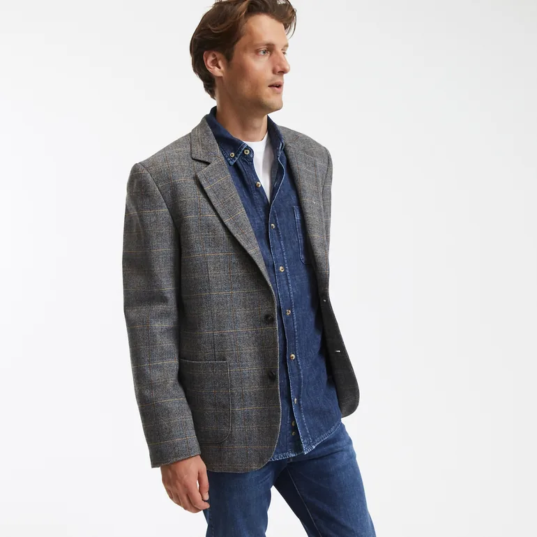 Checked Blazer - 1