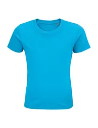 SOLS Childrens/Kids Pioneer Organic T-Shirt - Aqua