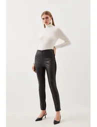 Leather and Ponte Legging
