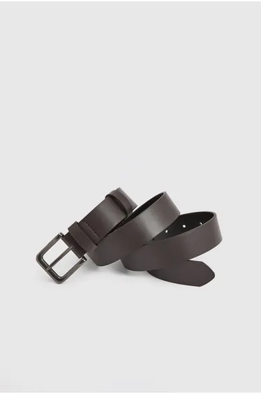Brown Casual Leather Belt