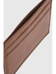 Brown Leather Cardholder - 1