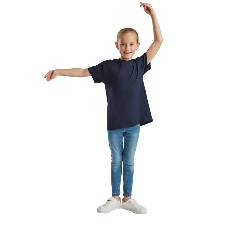 Fruit of the Loom Childrens/Kids Original T-Shirt - Navy Blue - 3