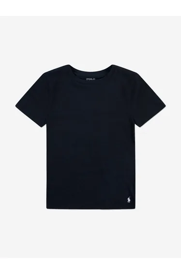 Ralph Lauren Boys 3 Pack T-Shirt Set in Black