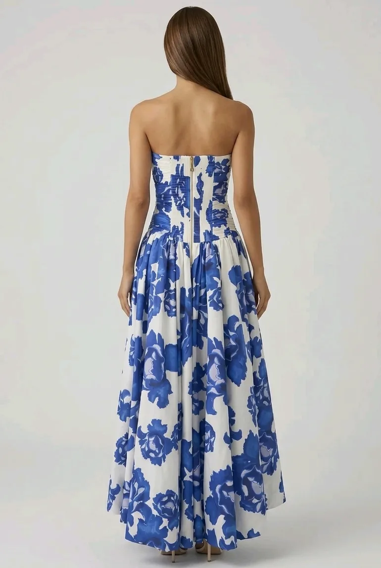 THE MYKONOS MUSE RUCHED MAXI DRESS - 6