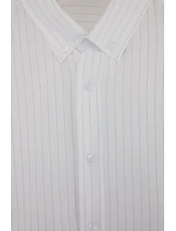 White Regular Men's Shirt - 3
