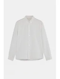 White Regular Men's Shirt - 2