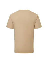Russell Mens Classic Combed Cotton Heavyweight T-Shirt - Tan - 1