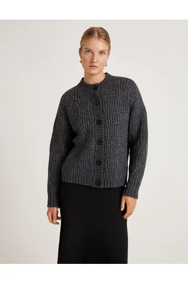 Ailsa Round Neck Knitted Cardigan