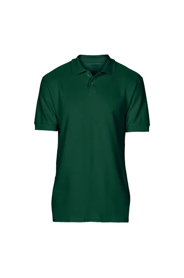 Gildan Softstyle Mens Short Sleeve Double Pique Polo Shirt - Forest Green