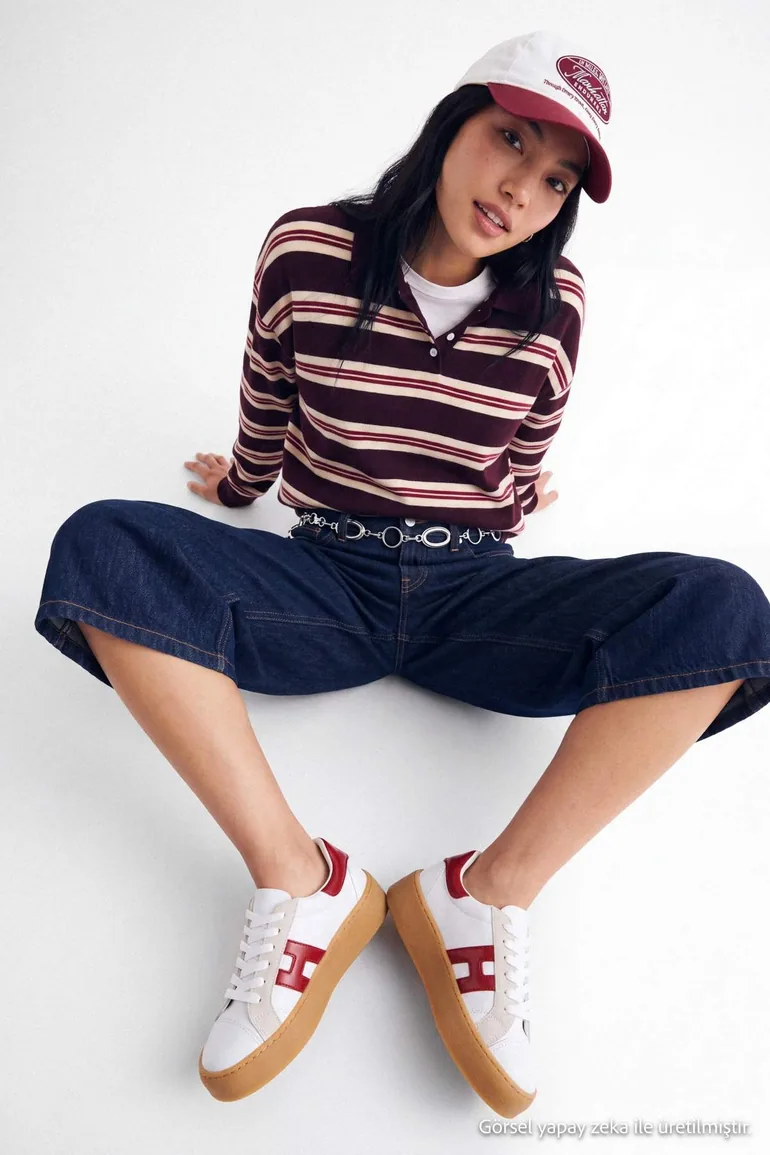 White Suede Women's Retro Sneakers - 1