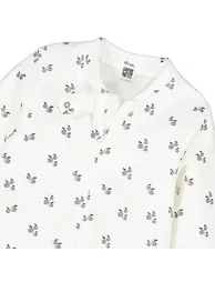 Fruity Print Fleece Sleepsuit in Cotton Mix - 2
