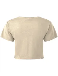 TriDri Womens/Ladies TriDri Crop Top - Nude - 1