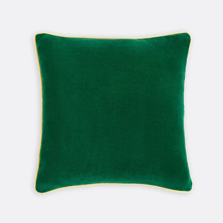 Gusali Square Two-Tone Cushion Cover 50x50cm in Velour