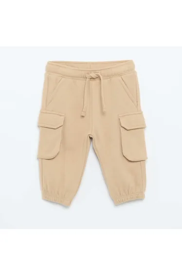 Multi-pocket jogging bottoms BEIGE