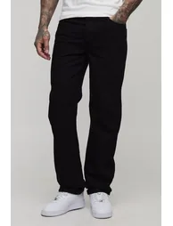 Tall Straight Rigid Jeans - true black