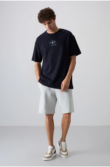 TOMMY Oversized Cotton-Blend Logo T-Shirt
