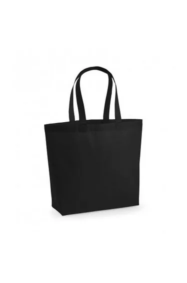 Westford Mill Premium Cotton Maxi Tote Bag (Pack of 2) - Black
