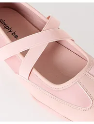 حذاء فلات سيمبلي بي باللون الزهري - 3