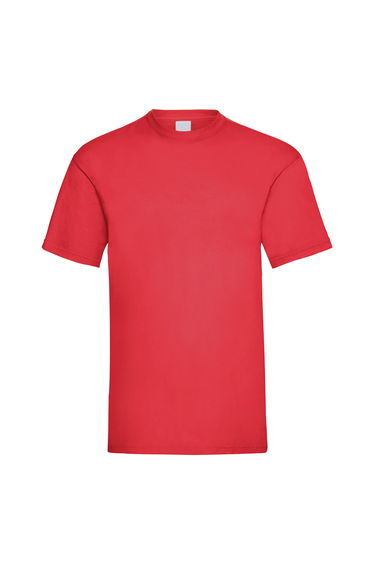 Mens Value Short Sleeve Casual T-Shirt - Bright Red