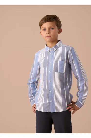 Ralph Blue Oxford Stripe Shirt