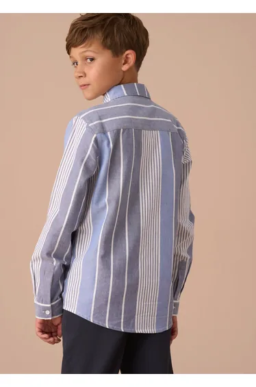 Ralph Blue Oxford Stripe Shirt