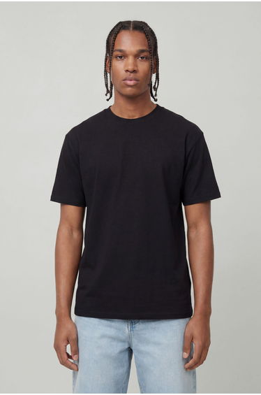 Oversized Monte Carlo Palm Print T-Shirt - black