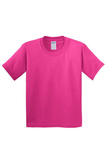 Gildan Youth Unisex Heavy Cotton T-Shirt - Heliconia