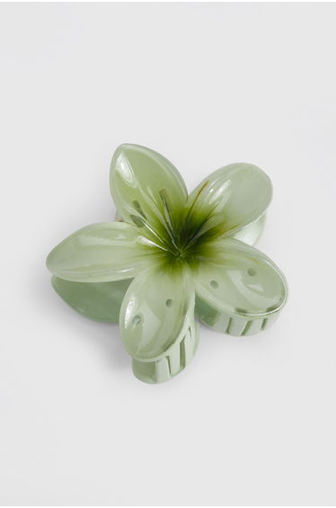 Flower Hair Clip - sage