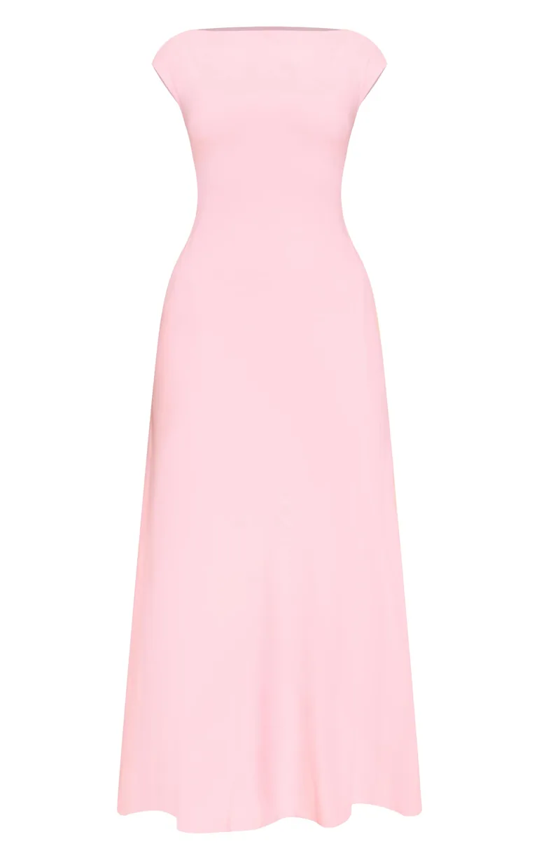 Pink Asymmetric Panelled Floaty Maxi Dress Prettylittlething Pink : Evening  Dresses : VogaCloset Iraq