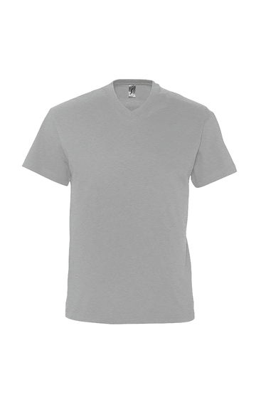 SOLS Mens Victory V Neck Short Sleeve T-Shirt - Grey Marl