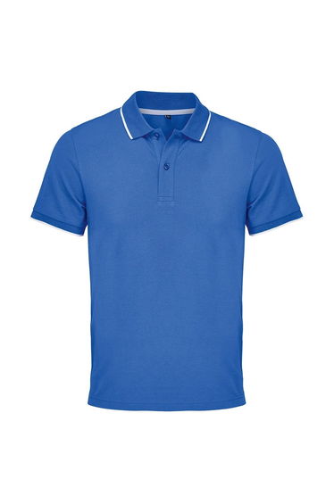 SOLS Palermo Polo Shirt - Royal Blue/White