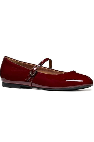 Palmaria Patent Leather Mary Jane Ballet Pumps