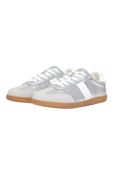 Only Womens/Ladies Amber Trainers - Silver