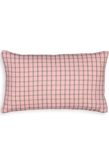 Javik Checked Rectangular Cushion Cover