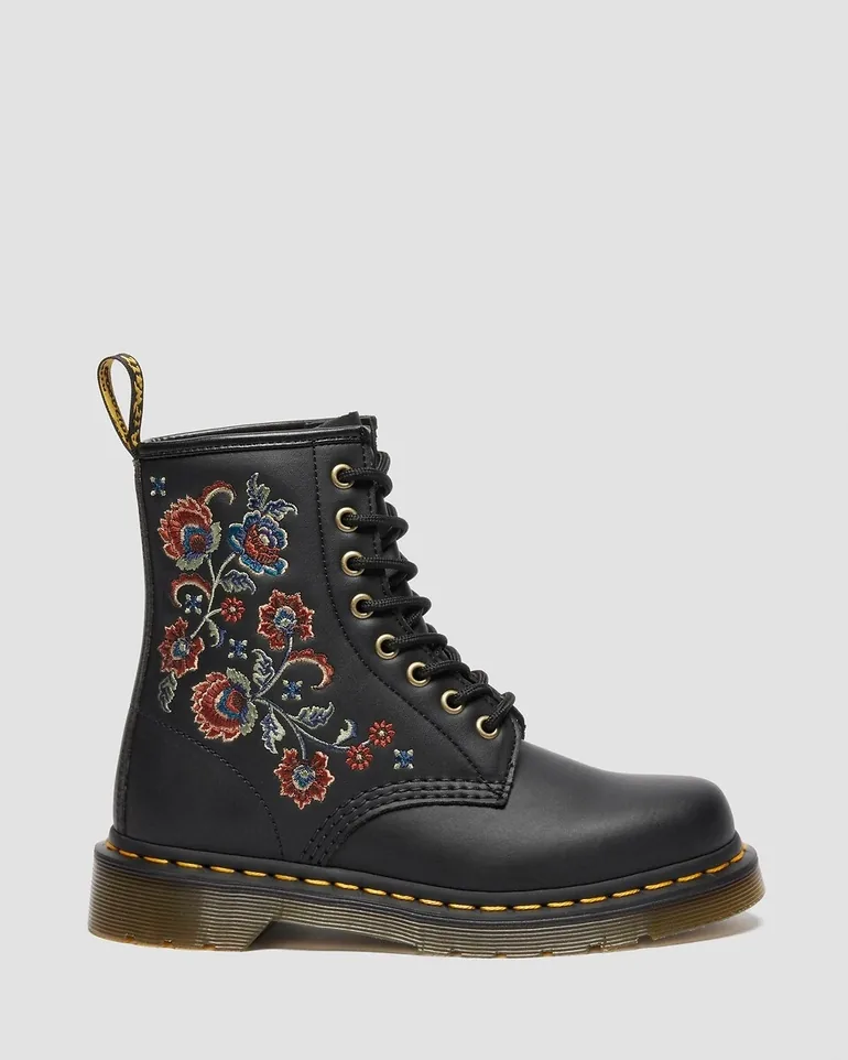 1460 Vonda Ankle Boots in Embroidered Leather - 2