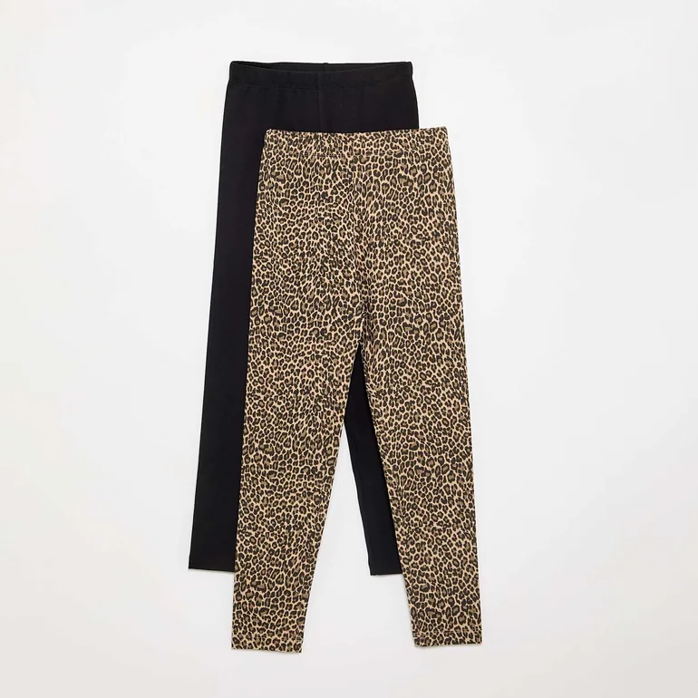 Pack of 2 long leggings BEIGE - 1