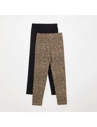 Pack of 2 long leggings BEIGE - 1