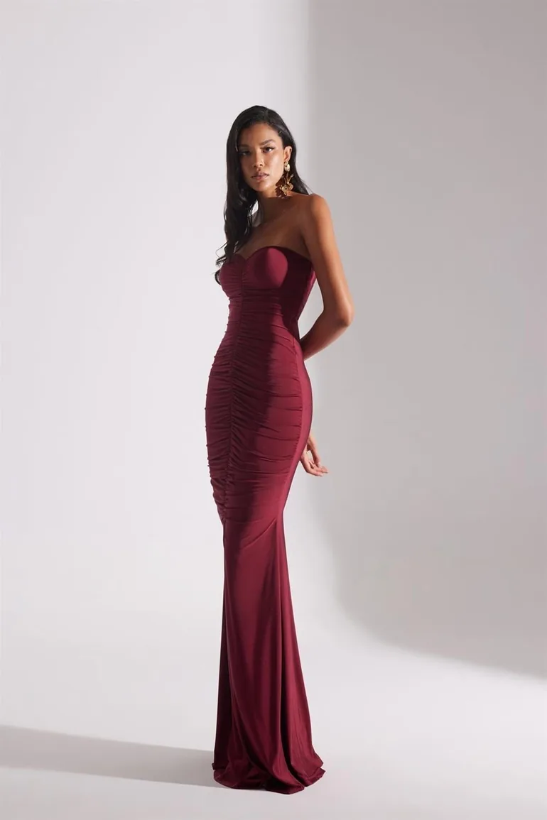 Adeline Strapless Fish Dress - 1